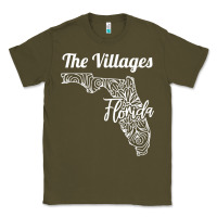 Army Green the villages fl   florida city mandala t shirt Classic Tee - linhVisuals