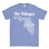 Colony Blue the villages fl   florida city mandala t shirt Classic Tee - linhVisuals
