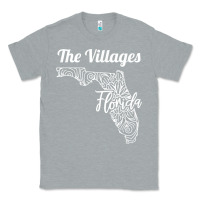 Heather Grey the villages fl   florida city mandala t shirt Classic Tee - linhVisuals