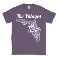 Lavender the villages fl   florida city mandala t shirt Classic Tee - linhVisuals