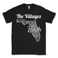 Black the villages fl   florida city mandala t shirt Classic Tee - linhVisuals