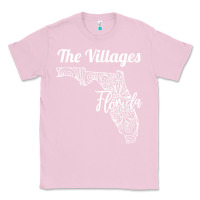 Bubblegum Pink the villages fl   florida city mandala t shirt Classic Tee - linhVisuals