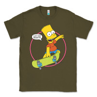 Army Green the simpsons bart simpson eat my shorts premium t shirt Classic Tee - linhVisuals