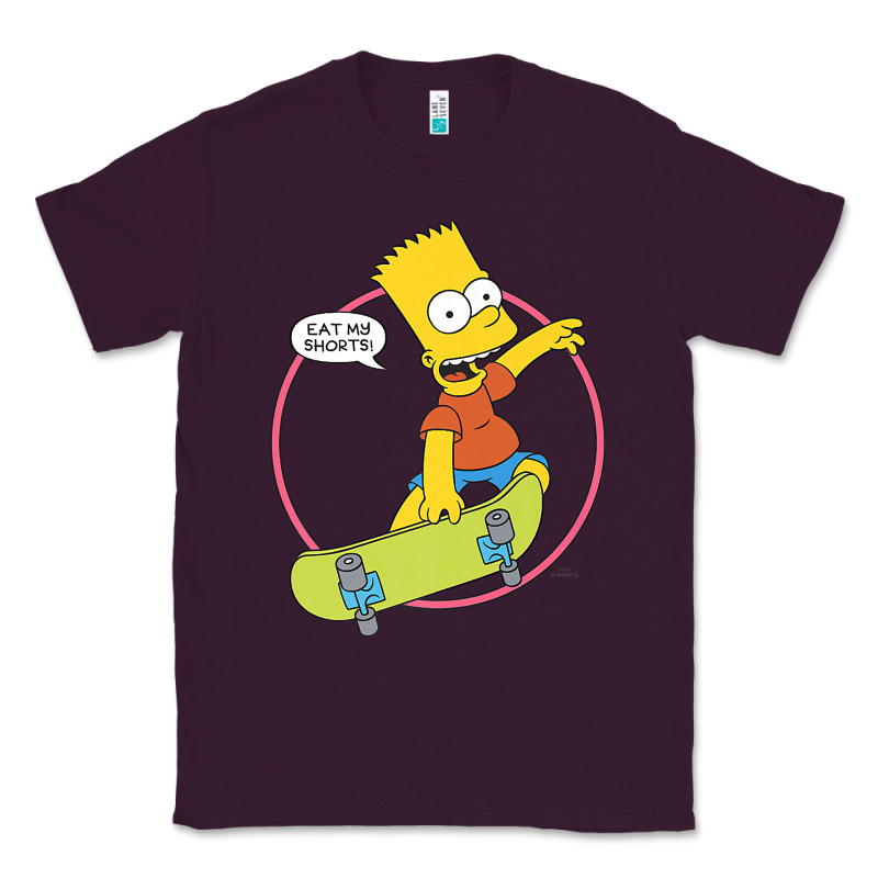 The Simpsons Bart Simpson Eat My Shorts Premium T Shirt Classic Tee by linhVisuals | Teevron