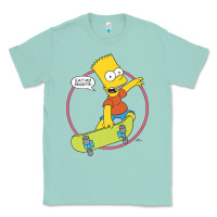 Seafoam the simpsons bart simpson eat my shorts premium t shirt Classic Tee - linhVisuals