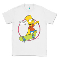 White the simpsons bart simpson eat my shorts premium t shirt Classic Tee - linhVisuals
