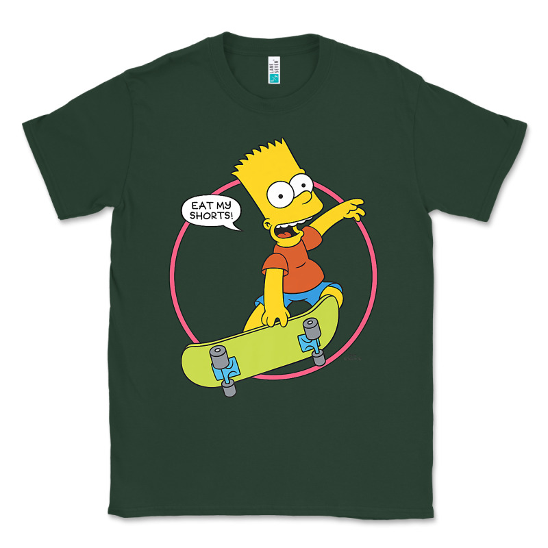 The Simpsons Bart Simpson Eat My Shorts Premium T Shirt Classic Tee by linhVisuals | Teevron
