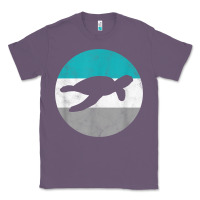Lavender sea turtle retro gift for men or boys t shirt Classic Tee - linhVisuals
