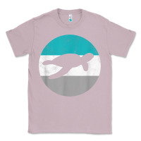 Lilac sea turtle retro gift for men or boys t shirt Classic Tee - linhVisuals