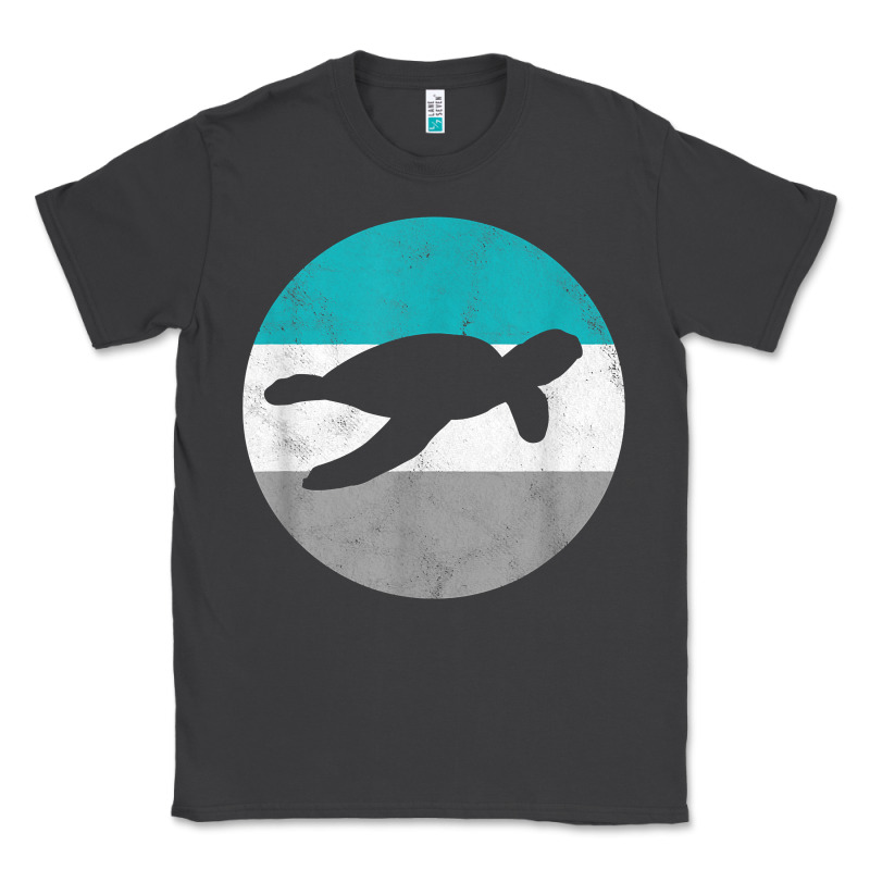 Sea Turtle Retro Gift For Men Or Boys T Shirt Classic Tee by linhVisuals | Teevron