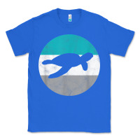 True Royal sea turtle retro gift for men or boys t shirt Classic Tee - linhVisuals