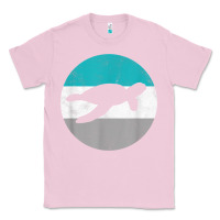 Bubblegum Pink sea turtle retro gift for men or boys t shirt Classic Tee - linhVisuals