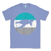 Colony Blue sea turtle retro gift for men or boys t shirt Classic Tee - linhVisuals