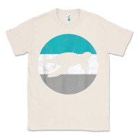 Natural sea turtle retro gift for men or boys t shirt Classic Tee - linhVisuals