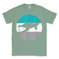 Sage sea turtle retro gift for men or boys t shirt Classic Tee - linhVisuals
