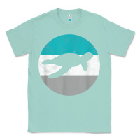 Seafoam sea turtle retro gift for men or boys t shirt Classic Tee - linhVisuals
