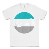 White sea turtle retro gift for men or boys t shirt Classic Tee - linhVisuals