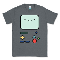 Charcoal Heather bmo   adventure time Classic Tee - linhVisuals