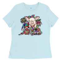 Baby Blue autism awareness3 Ladies Tee - SublimationCraftShop