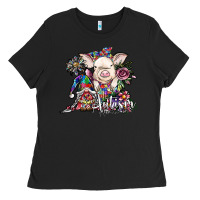 Black autism awareness3 Ladies Tee - SublimationCraftShop