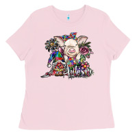 Bubblegum Pink autism awareness3 Ladies Tee - SublimationCraftShop