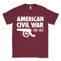 Burgundy american civil war reenactor historical Classic Tee - linhVisuals