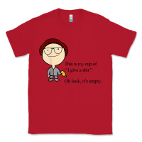 Red this is my cup of i give a sh!t oh look it’s empty t shirt Classic Tee - linhVisuals