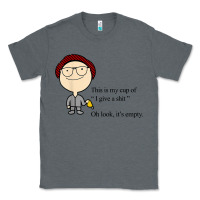 Charcoal Heather this is my cup of i give a sh!t oh look it’s empty t shirt Classic Tee - linhVisuals