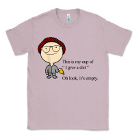Lilac this is my cup of i give a sh!t oh look it’s empty t shirt Classic Tee - linhVisuals
