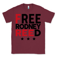 Burgundy free rodney reed Classic Tee - linhVisuals