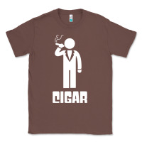 Chestnut cigar smoker Classic Tee - linhVisuals