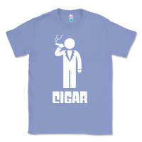 Colony Blue cigar smoker Classic Tee - linhVisuals