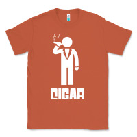Copper cigar smoker Classic Tee - linhVisuals