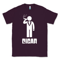 Plum cigar smoker Classic Tee - linhVisuals