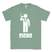 Sage cigar smoker Classic Tee - linhVisuals