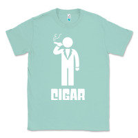 Seafoam cigar smoker Classic Tee - linhVisuals