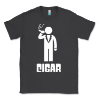Smoke cigar smoker Classic Tee - linhVisuals