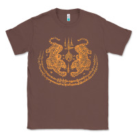 Chestnut twin tiger sak yant tattoo muay thai thailand martial art tank top Classic Tee - linhVisuals