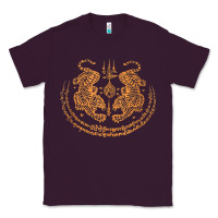 Plum twin tiger sak yant tattoo muay thai thailand martial art tank top Classic Tee - linhVisuals