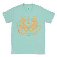 Seafoam twin tiger sak yant tattoo muay thai thailand martial art tank top Classic Tee - linhVisuals