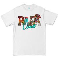 White Papa Claus Premium Tee - CowhideDigitalArt