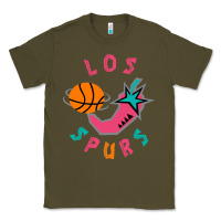 Army Green Los Spurs Classic Tee - linhVisuals