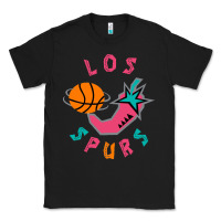 Black Los Spurs Classic Tee - linhVisuals