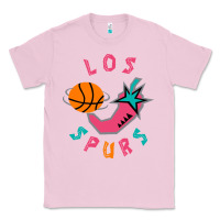 Bubblegum Pink Los Spurs Classic Tee - linhVisuals