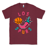 Burgundy Los Spurs Classic Tee - linhVisuals