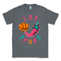 Charcoal Heather Los Spurs Classic Tee - linhVisuals