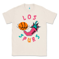 Natural Los Spurs Classic Tee - linhVisuals