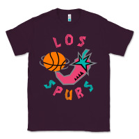 Plum Los Spurs Classic Tee - linhVisuals