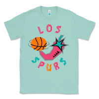 Seafoam Los Spurs Classic Tee - linhVisuals