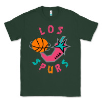 Sports Green Los Spurs Classic Tee - linhVisuals